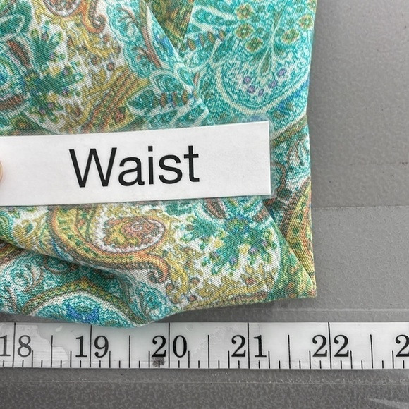 O'Neil Dress Small Green Floral NWT Halter Top Midi Declan Summer - Picture 15 of 17